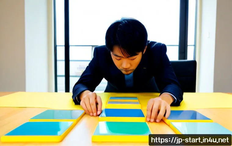 스타트업 마케팅 커리어 로드맵 - Photorealistic career roadmap scene for startup marketing: a young Japanese professional at a clean ...